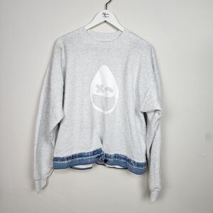 Unemployed Denim oversized sweater, M